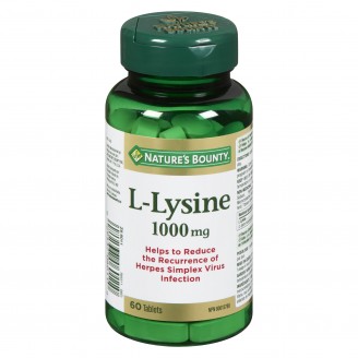 Nature's Bounty L-Lysine, 1000mg - 60 Tablets